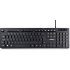 Gembird Datora tastatūra Gembird  Multimedia Keyboard KB-MCH-04 Wired, US, Black