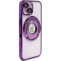 Ilike Aizmugurējais vāciņš iLike Apple iPhone 15 Pro IH MAGSAFE HIDDEN STAND COVER Purple