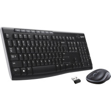 Logitech Datora tastatūra Logitech  MK270 Wireless Keyboard and Mouse Combo, Black