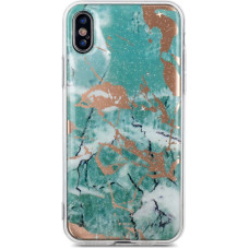 Ilike Aizmugurējais vāciņš iLike Samsung Samsung Galaxy S10 Marmur case Green
