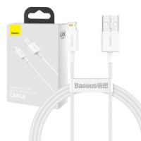 Baseus Kabelis Baseus  Baseus Superior Series Cable USB to Lightning, 2.4A, 1m (white)