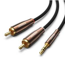 Ugreen Parveidotājs Ugreen  3.5mm Male To 2 RCA Male Cable-2M