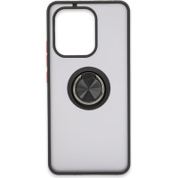 Ilike Aizmugurējais vāciņš iLike Xiaomi Redmi Note 13 4G Hybrid Case With Ring Black