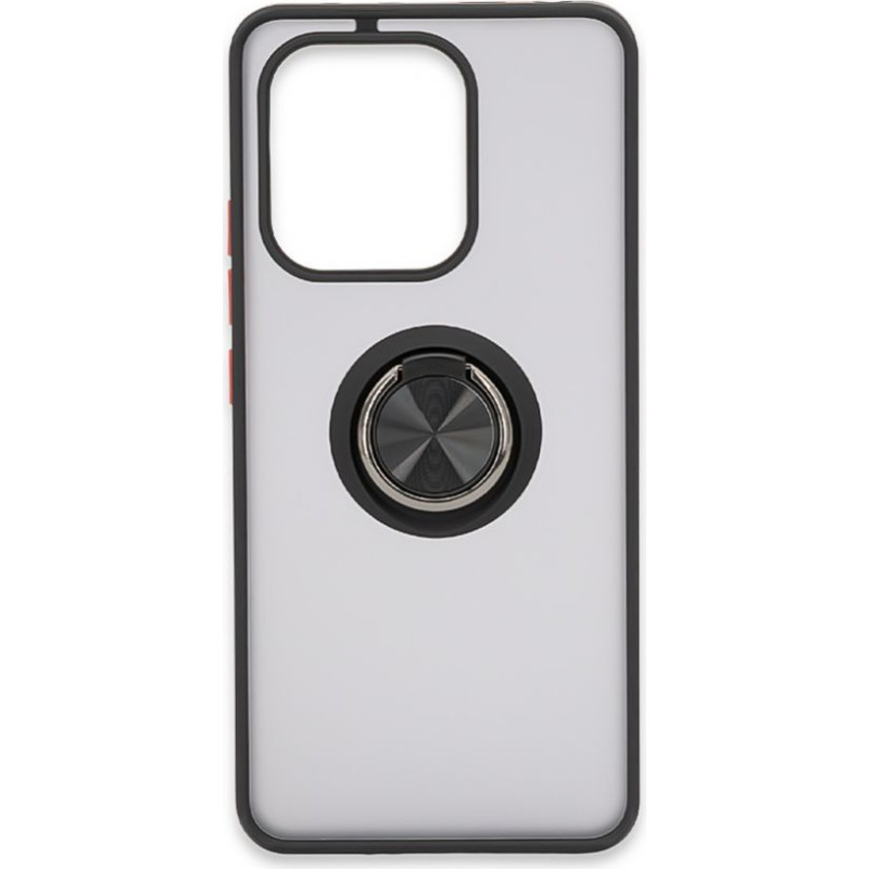 Ilike Aizmugurējais vāciņš iLike Xiaomi Redmi Note 13 4G Hybrid Case With Ring Black