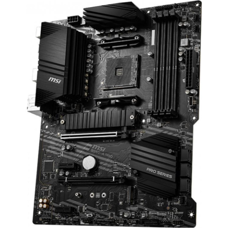 MSI Pamatplate AMD procesorsiem MSI  Mainboard||AMD B550|SAM4|ATX|2xPCI-Express 3.0 1x|1xPCI-Express 3.0 4x|2xM.2|1xPCI-Express 4.0 16x|Memory DDR4|Memory slots 4|1xDisplayPort|2xAudio-In|4xAudio-Out|4xUSB 2.0|1xUSB type C|3xUSB 3.2|1xPS/2|1xRJ45|B550-APR