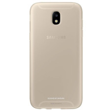 Samsung Aizmugurējais vāciņš Samsung  J5 2017 Jelly Cover EF-AJ530TFEG Gold