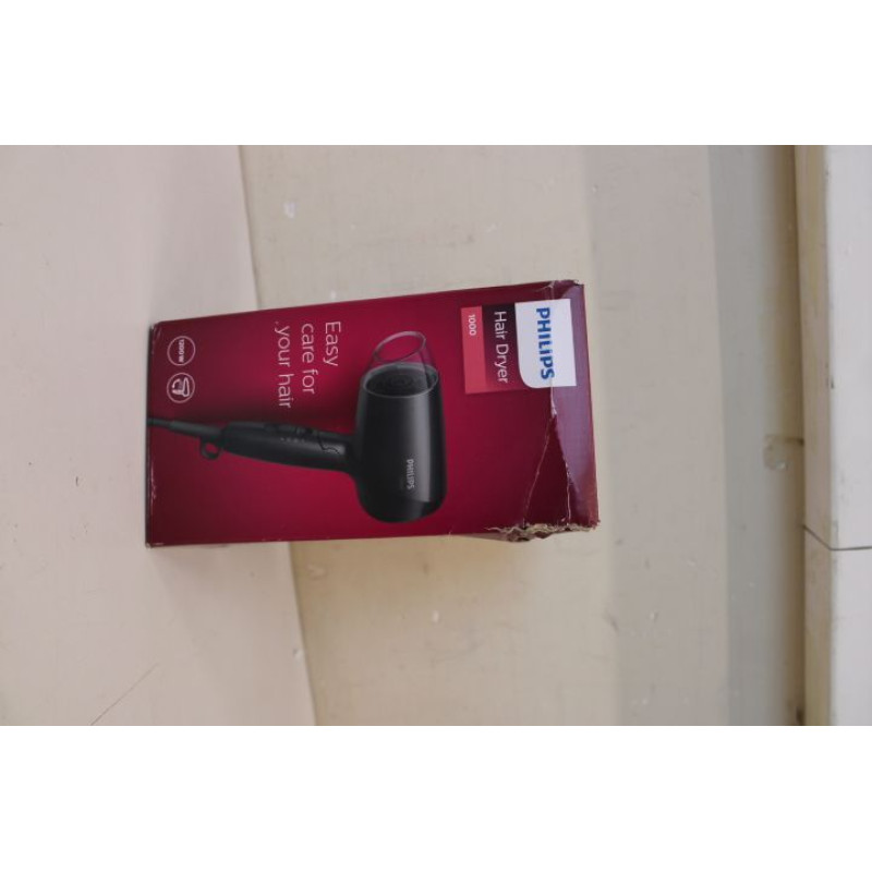 Philips Veselības aizsardzība Philips  SALE OUT.  BHC010/10 Hair Dryer, EssentialCare, Power 1200 W, Black |  DAMAGED PACKAGING