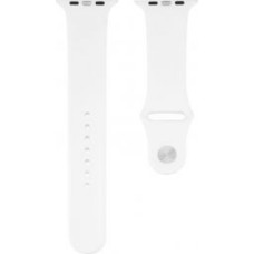 Connect Siksniņa Connect  Watch 38/40/41mm Silicone Loop Watch Strap (110mm S/M) White