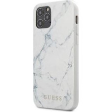 Guess Aizmugurējais vāciņš Guess Apple iPhone 12 mini 5.4'' PC/TPU Marble Cover White