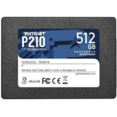 Patriot Cietais disks SSD Patriot  SSD||P210|512GB|SATA 3.0|Write speed 430 MBytes/sec|Read speed 520 MBytes/sec|2,5