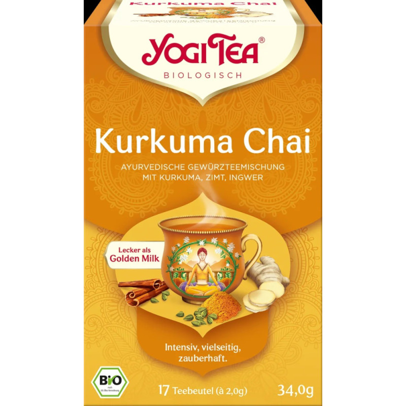 YOGI TEA tēja ar kurkumu 34g