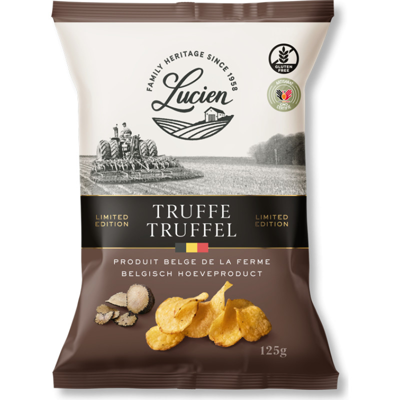 Lucien Classic kartupeļu čipsi ar trifeļu garšu 125g