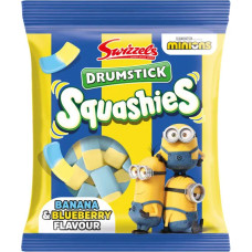 SWIZZELS Drumstick Squashies MIinions Banana & Blueberry konfektes 120 g