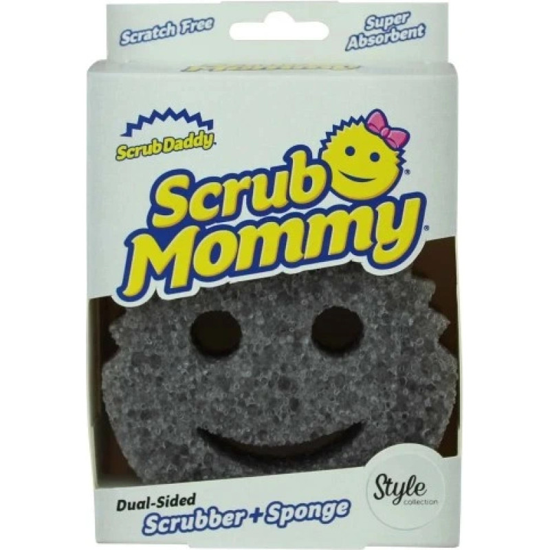 SCRUB DADDY Scrub Mommy Grey divpusējs sūklis
