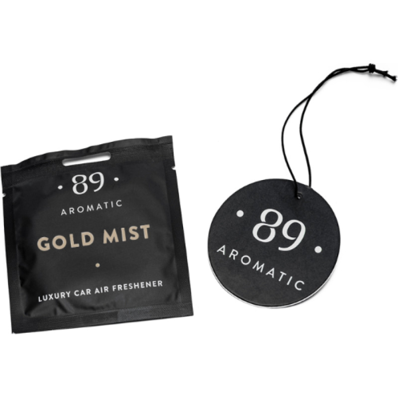 89 AROMATIC Gold Mist papīra gaisa atsvaidzinātājs