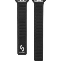 Connect Siksniņa Connect  Watch 38/40/41mm Fine woven twill magnetic chain Watch Straps Black