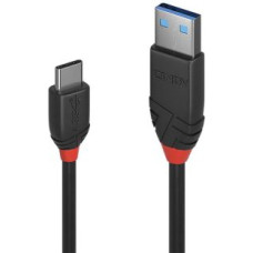 Lindy Kabelis LINDY  CABLE USB3.2 A-C 0.5M/BLACK 36915