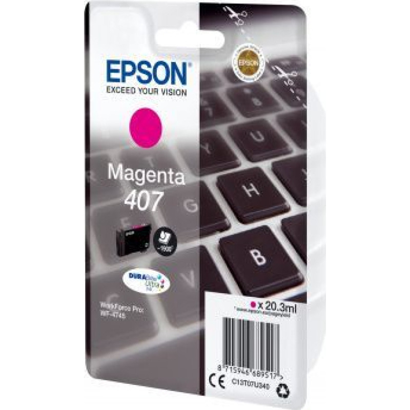 Epson Aksesuāri un izejmateriāli EPSON  WF-4745 Series Ink Cartridge L Magenta Ink Cartridge