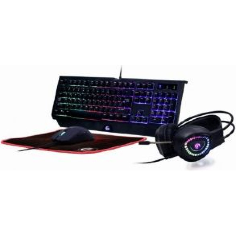 Gembird Datora tastatūra Gembird  KEYBOARD USB GAMING KIT ENG/PHANTOM GGS-UMGL4-01