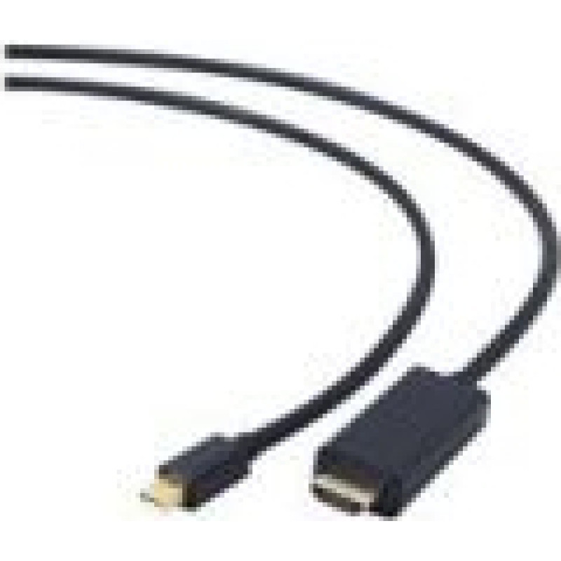 Gembird Kabelis Gembird  GEMBIRD CC-mDP-HDMI-6 Gembird cable mini DISPLAYPORT (M) -> HDMI (M), 4K, 1.8m