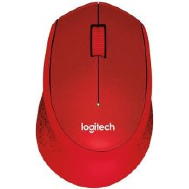 Logitech Datora pele Logitech  MOUSE USB OPTICAL WRL M330/SILENT RED 910-004911