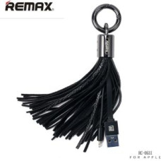 Remax Kabelis Remax Apple Tassels Ring  Data Cable for Lightning Black