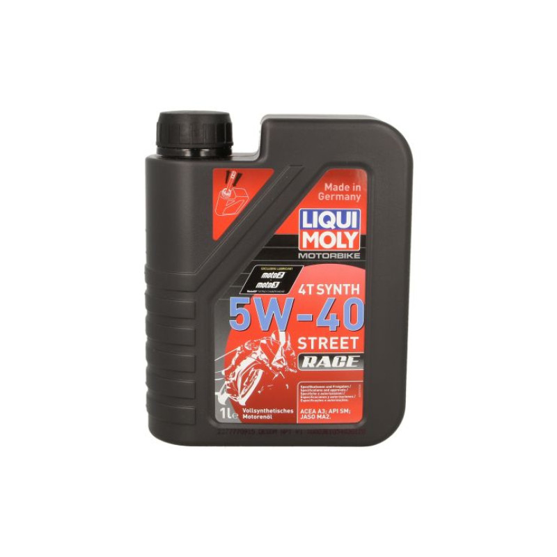 Liqui Moly Motorcycle oil Motorbike 4T Synth 5W40 Street Race 1 L