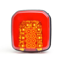 WAS LED aizmugurējais lukturis 108x102x45mm