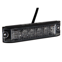Axixtech LED horizontāls signāla lukturis, dzeltens 129.2x31.4x16.8mm