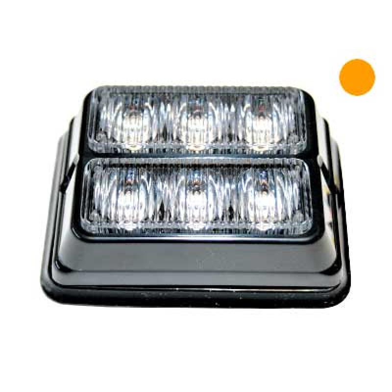 Startax LED horizontal signal light, yellow 99.00 x 72.00 x 35.00mm