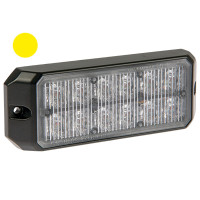 Axixtech LED horizontāls signāla lukturis, dzeltens 132x49x19mm