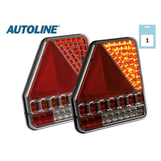 Autoline rear light, left side 186x206x31mm