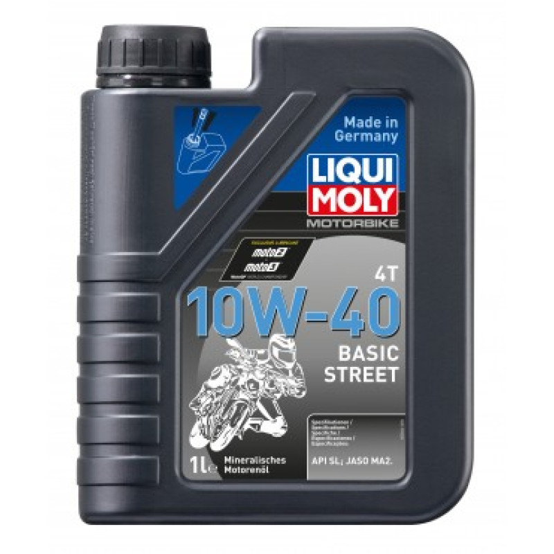 Liqui Moly Motorcycle oil Motorbike 4T 10W-40 Basic Street 4 L