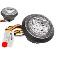 911Signal LED horizontal signal lighthead, sarkana