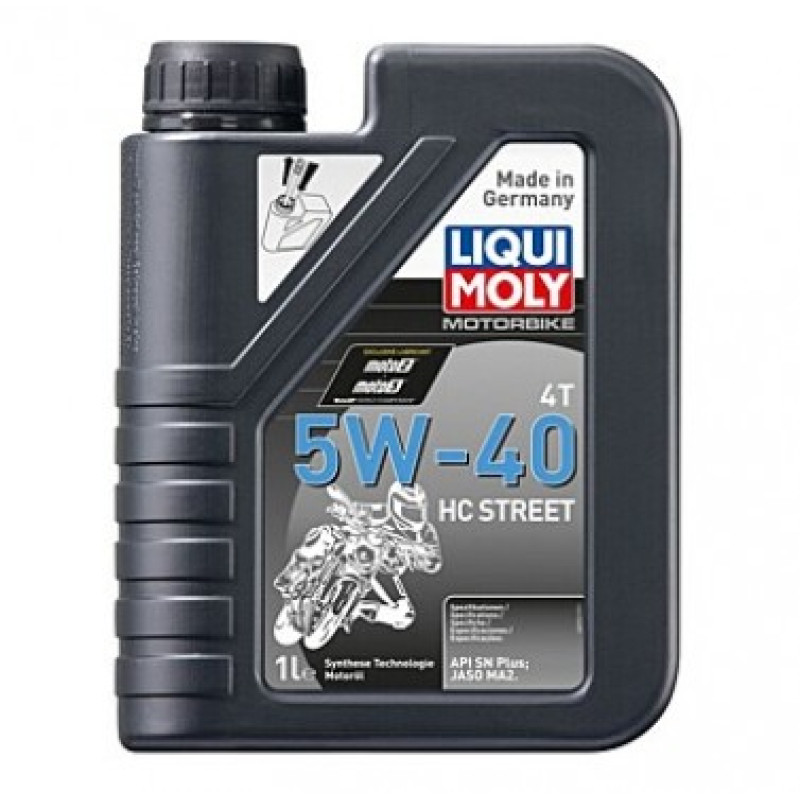 Liqui Moly Motociklu eļļa Motorbike 4T 5W-40 HC Street