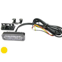 Axixtech LED horizontāla signāla gaisma, dzeltena 64.00 x 24.00 x 37.00mm