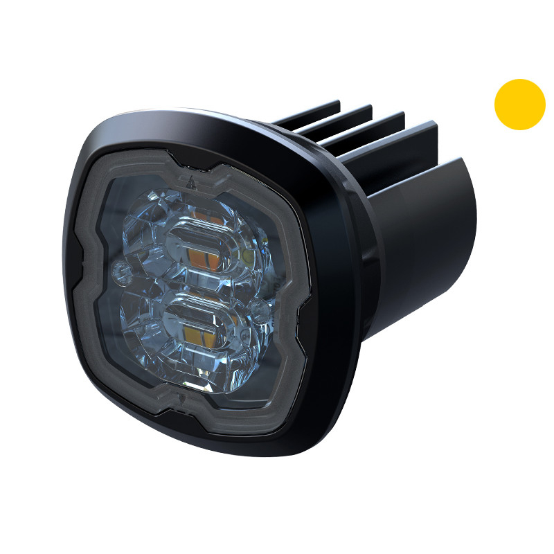 Светодиодный сигнальный фонарь Axixtech, желтый 36,60 x 36,60 x 39,00 мм