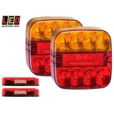 Led Autolamps tail light 2 pcs. 107x107x23mm