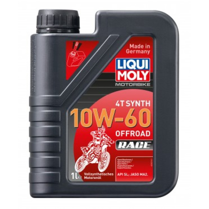 Liqui Moly Motorcycle oil Motorbike 4T Synth 10W-60 Offroad Race 1 L