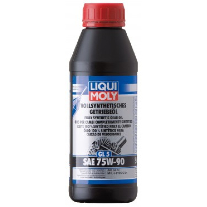 Liqui Moly Transmission oil Vollsynthetisches Getriebeöl (GL5) SAE 75W-90 1L