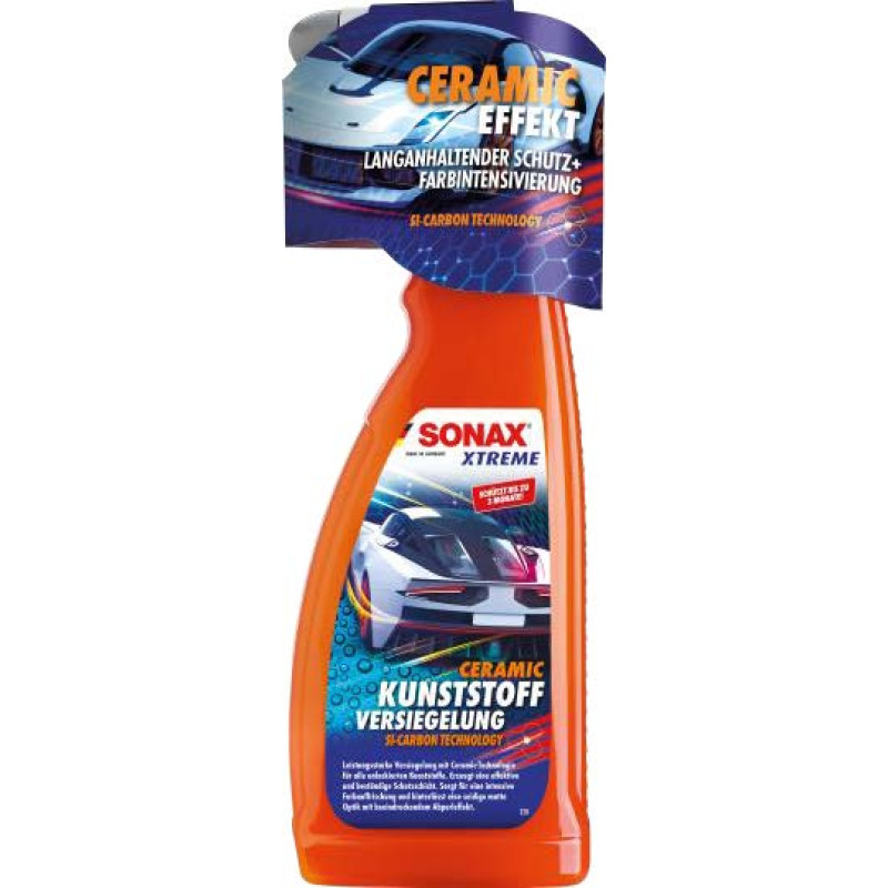 Sonax XTREME ceramic coating for plastic.