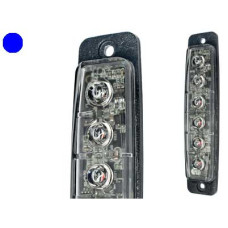 Startax LED horizontal signal light, blue 122.00 x 27.00 x 12.00mm