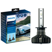 Philips LED auto spuldžu pāris – Ultinon Pro9100, H1, 20W, 1500lm,5800K