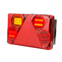 Startax LED aizmugurējais lukturis treileriem, kreisā puse 232x142x59mm