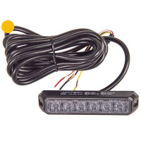 Axixtech LED horizontāls signāla lukturis, dzeltens 127.50 x 27.80 x 17.20mm