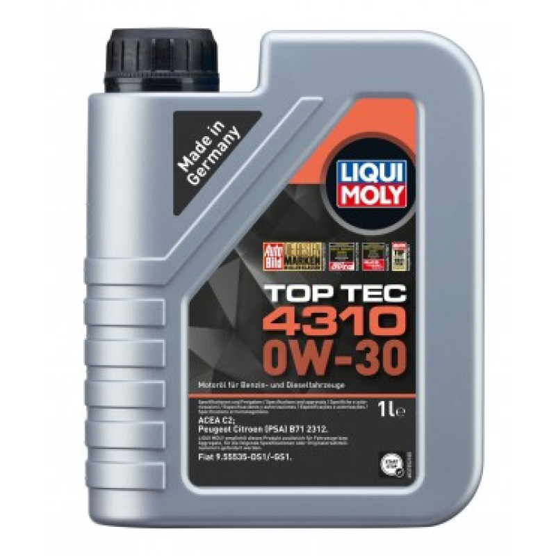 Liqui Moly Engine oil TOP TEC 4310 0W-30 5L