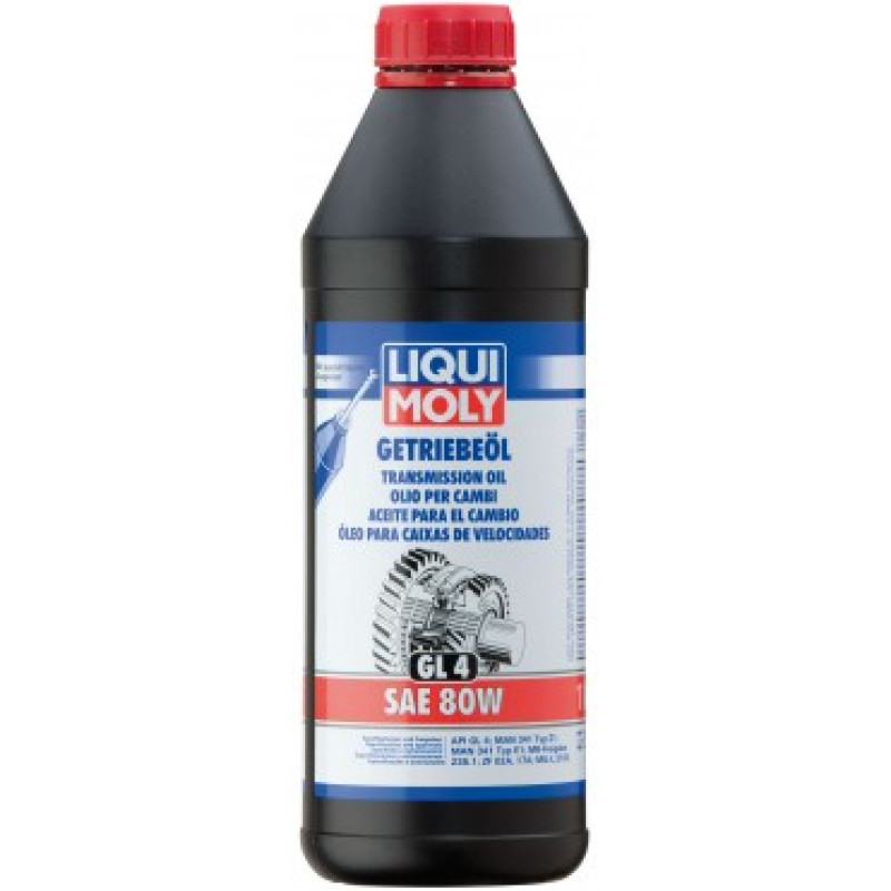Liqui Moly Transmission oil Getriebeöl (GL4) SAE 80W 1L