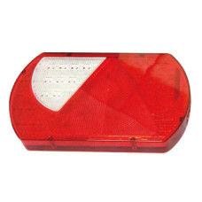 Startax LED rear light for trailers, left side 237x140x29mm