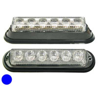 Startax LED horizontāls signāla lukturis, zils 152x33x28mm