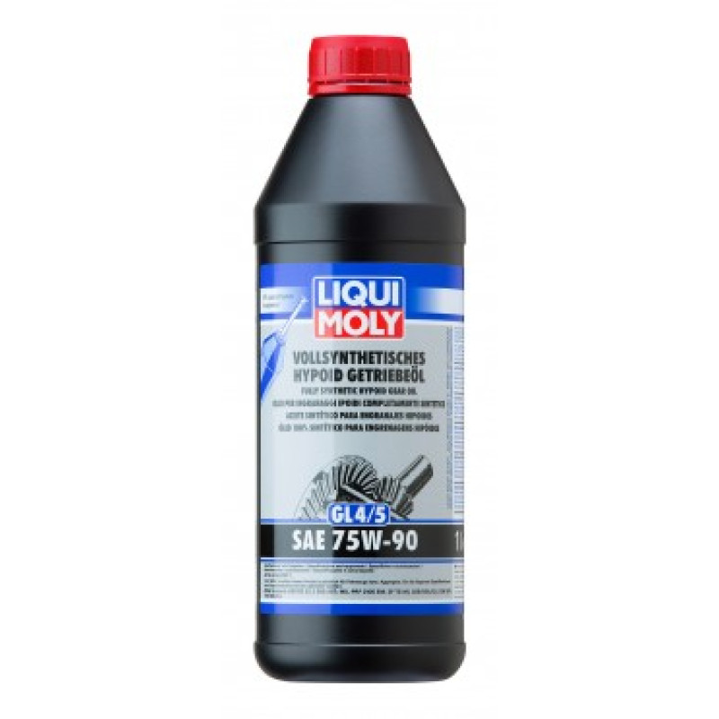 Liqui Moly Transmission oils Vollsynthetisches Hypoid-Getriebeöl (GL4/5) 75W-90 1L